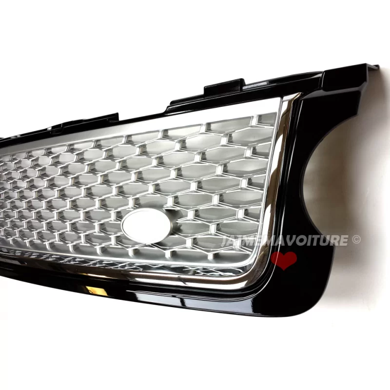 Calandre Range Rover 2011-2012 - Noir argent chrome