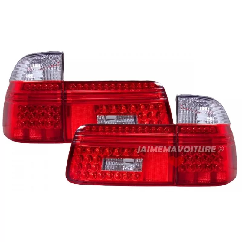 BMW Serie 5 E39 Touring rot weiße LED Rückleuchten BMW Serie 5 E39 Touring rot weiße LED Rückleuchten