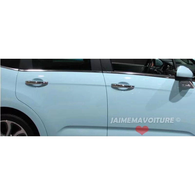 Poignées de porte chrome Citroen C3