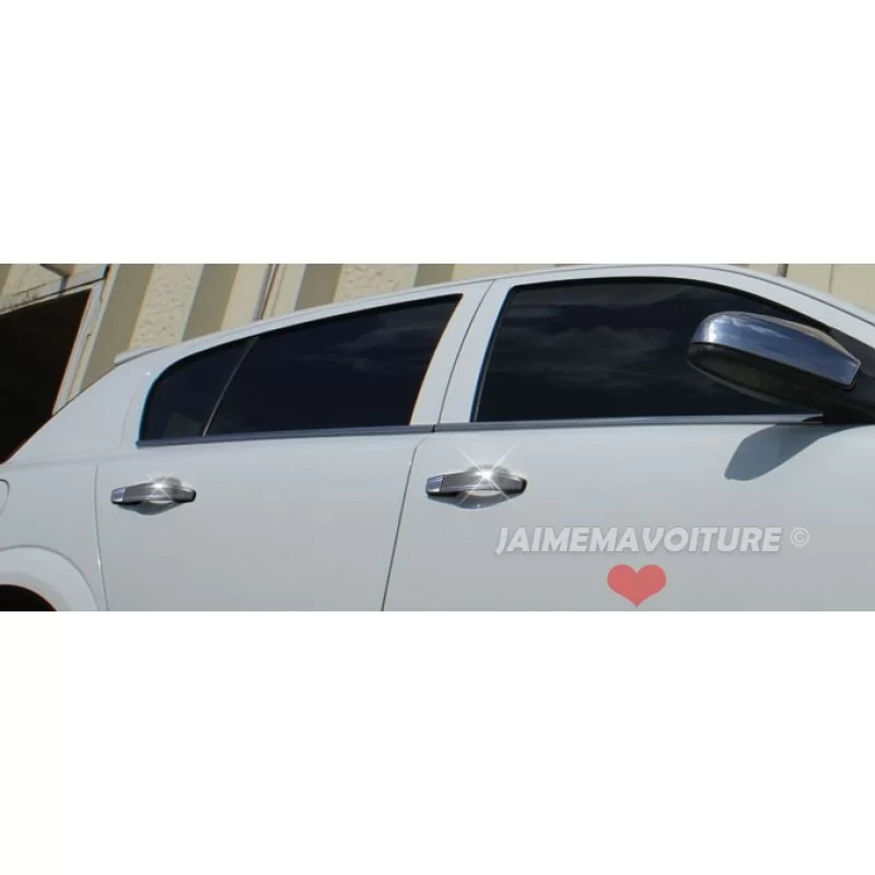 Poignées de porte chrome Citroen C4 2010 2011 2012 2013 2014 2015 2016 2017 2018