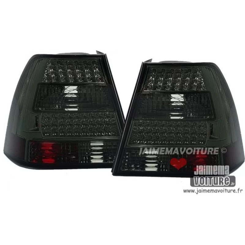 Trasera de luces negro led Bora