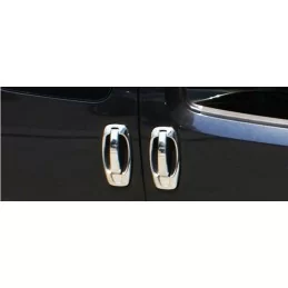 Complete set of cover for door handles chrome 5-door Citroën Nemo 5 doors