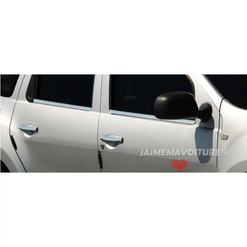 Couvre poignées de porte chrome Dacia Duster 2009-2017 Couvre poignées de porte chrome Dacia Duster 2009-2017