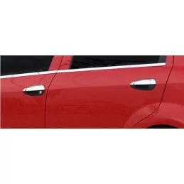 Poignées de porte chrome complet Fiat Grande Punto 4 Portes