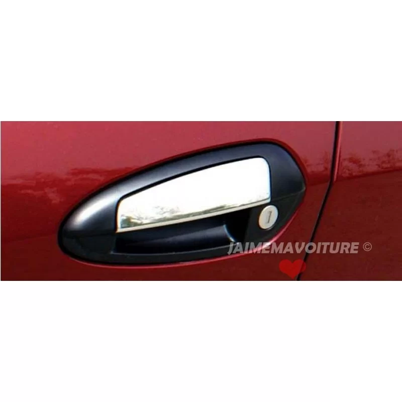 Poignées de porte chrome Fiat Grande Punto 4 Portes