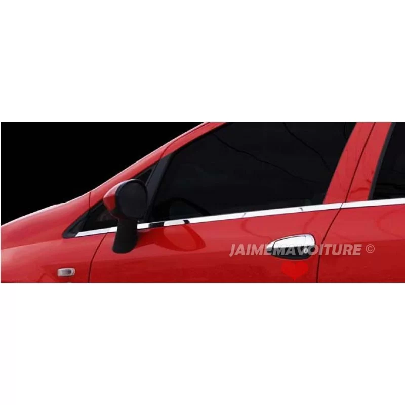 Fiat Grande Punto complete chrome door handles