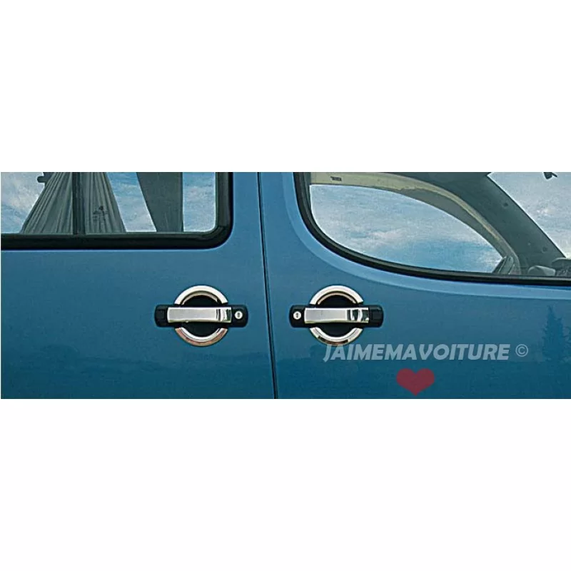 Poignées de porte chrome Fiat Doblo 5 Portes