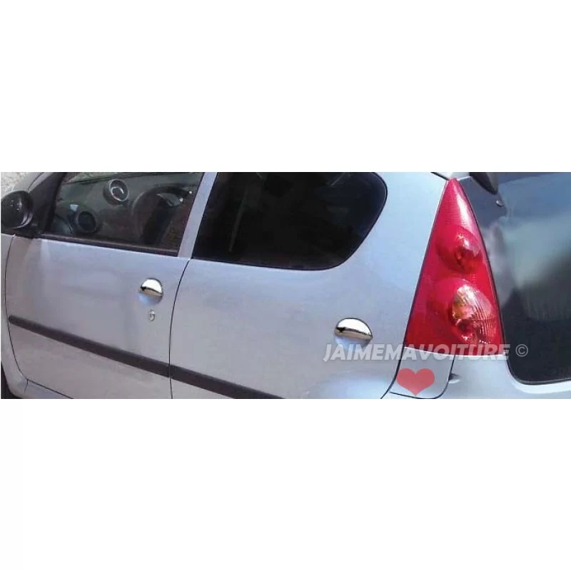 Peugeot 107 4 Tür Chrom Türgriffe