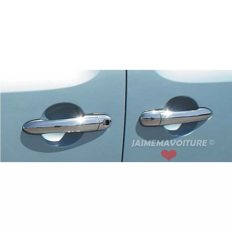 Maniglie cromate per porte Renault Kangoo 2 - 4 Portes