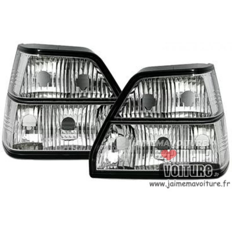 Golf 2 luces traseras cromo