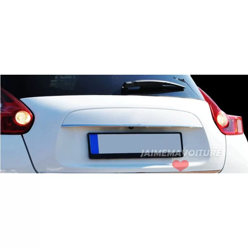 NISSAN JUKE aluminiumkromad bagagelucka NISSAN JUKE aluminiumkromad bagagelucka