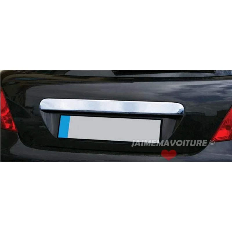 Aluminium kofferlip chroom PEUGEOT 207 Aluminium kofferlip chroom PEUGEOT 207