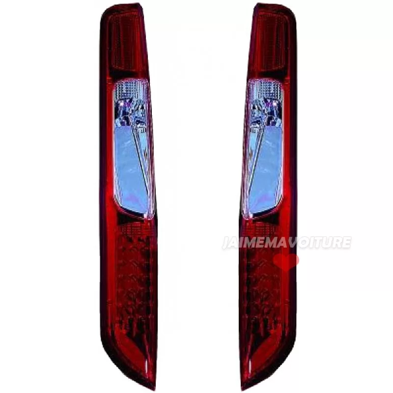 Ford Focus - red/white led rear lights