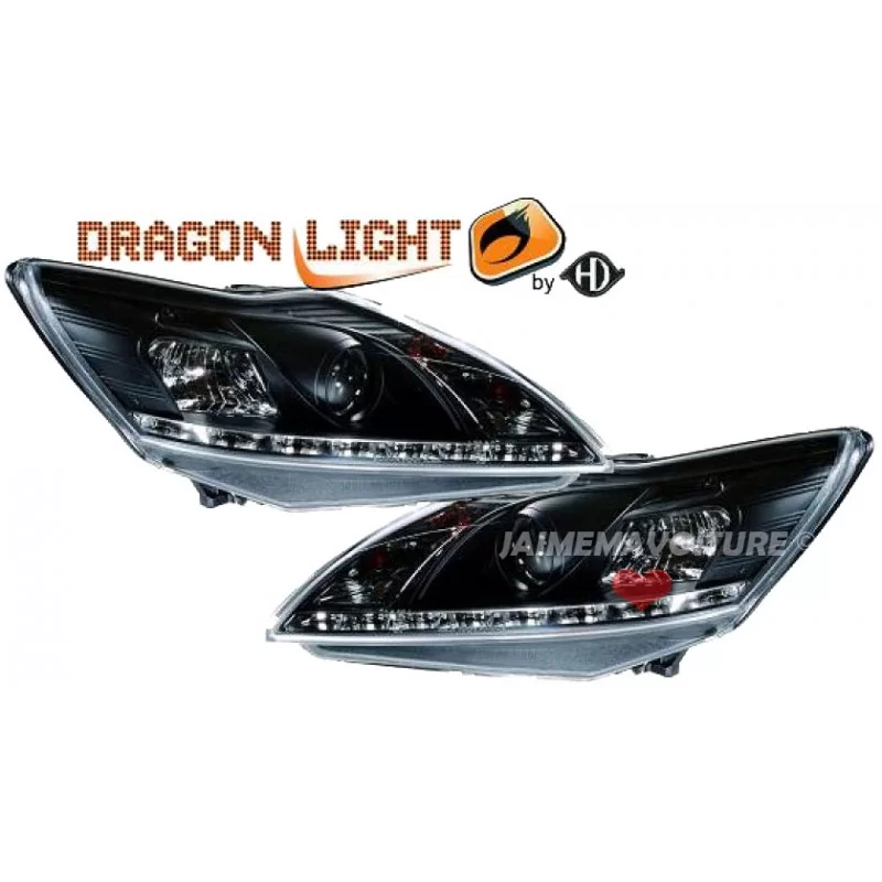 Faros delanteros led Ford Focus 2008-2011 - negro