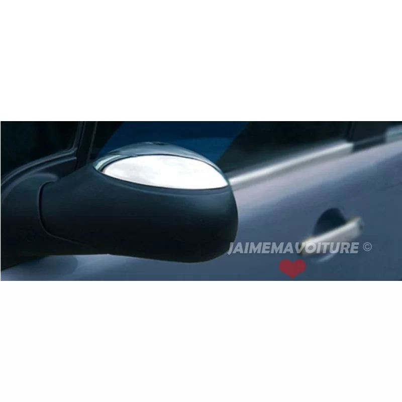 Coque de rétroviseurs chrome alu 2 Pcs Inox CITROËN C2