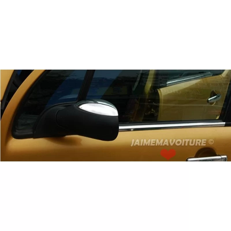 Contour de vitre chrome alu 4 Pcs Inox CITROËN C3 Contour de vitre chrome alu 4 Pcs Inox CITROËN C3