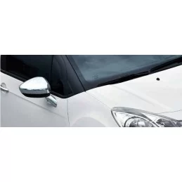 Calotte specchietto cromo alu 2 Pezzi Acciaio inox CITROËN C3