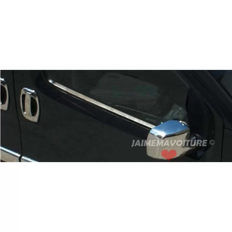 Outline of window chrome aluminum 2 Pcs stainless CITROEN NEMO