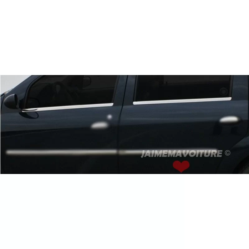 Outline of window chrome alu 4 Pcs stainless DACIA LOGAN Outline of window chrome alu 4 Pcs stainless DACIA LOGAN