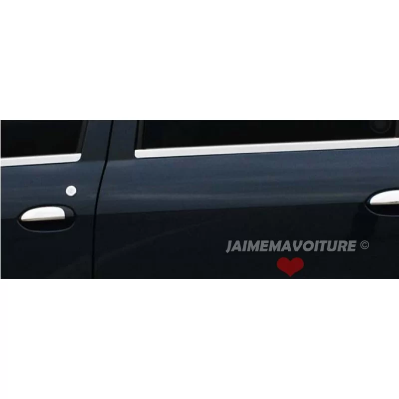 Outline of window chrome alu 4 Pcs stainless DACIA LOGAN PHASE 2 Outline of window chrome alu 4 Pcs stainless DACIA LOGAN PHASE 2