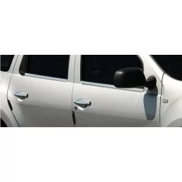 Outline of window chrome alu 4 Pcs stainless DACIA DUSTER 2009 - 2012