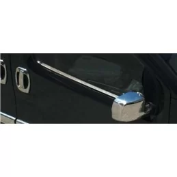 Contorno de ventana cromado de aluminio 2 piezas acero inoxidable FIAT FIORINO