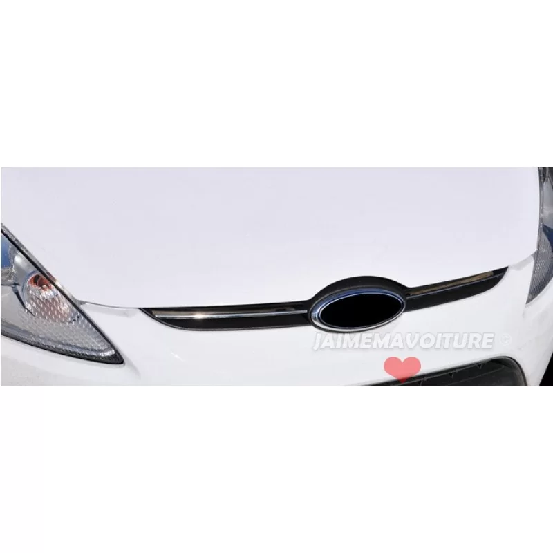Chroom aluminium radiatorroosterframe 2 stuks roestvrij staal FORD FIESTA Chroom aluminium radiatorroosterframe 2 stuks roestvrij staal FORD FIESTA