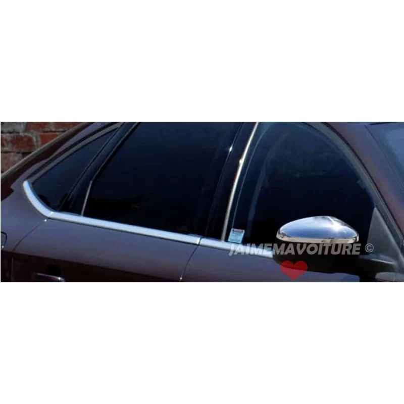 Contorno de ventana cromado aluminio 6 piezas acero inoxidable FORD MONDEO