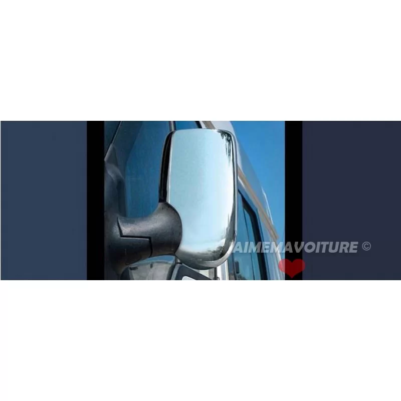 Coque de rétroviseurs chrome 2 Pcs (ABS) FORD TRANSIT Coque de rétroviseurs chrome 2 Pcs (ABS) FORD TRANSIT