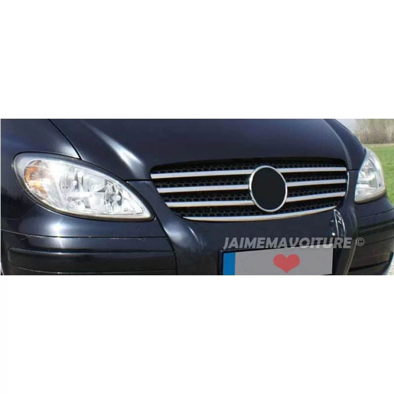 Baguette de calandre chrome alu 7 Pcs Inox MERCEDES VITO W639 Baguette de calandre chrome alu 7 Pcs Inox MERCEDES VITO W639