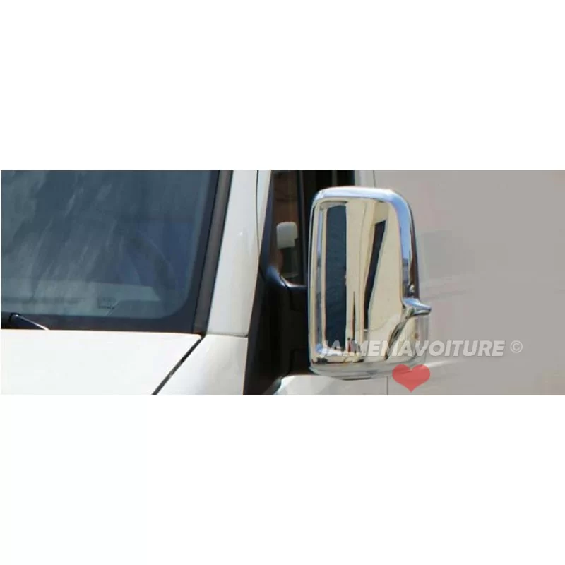 Shell mirrors chrome aluminum 2 Pcs stainless MERCEDES SPRINTER W906 Shell mirrors chrome aluminum 2 Pcs stainless MERCEDES SPRINTER W906