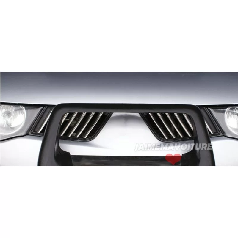 Wand of grille chrome alu 14 Pcs stainless steel MITSUBISHI L 200