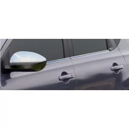 Fönsteromfattning kromad aluminium 4 st rostfritt stål NISSAN QASHQAI