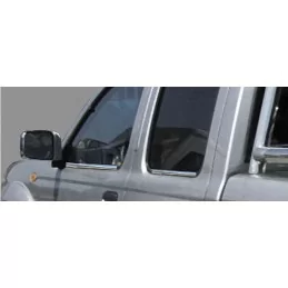 Gliederung der Fenster Chrom Alu 4 Stück Edelstahl NISSAN PICK UP (Sky Star)