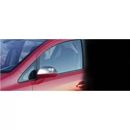 Spiegelkappen chroom alu 2 stuks roestvrij staal OPEL CORSA D