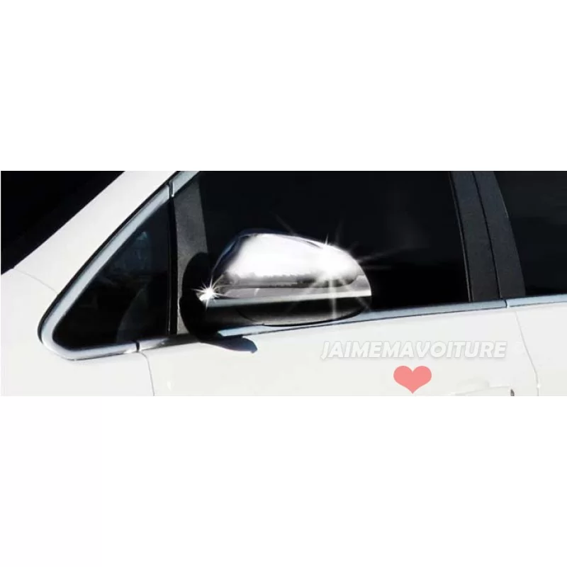 Shell mirrors chrome aluminum 2 Pcs stainless OPEL ASTRA J 5 doors