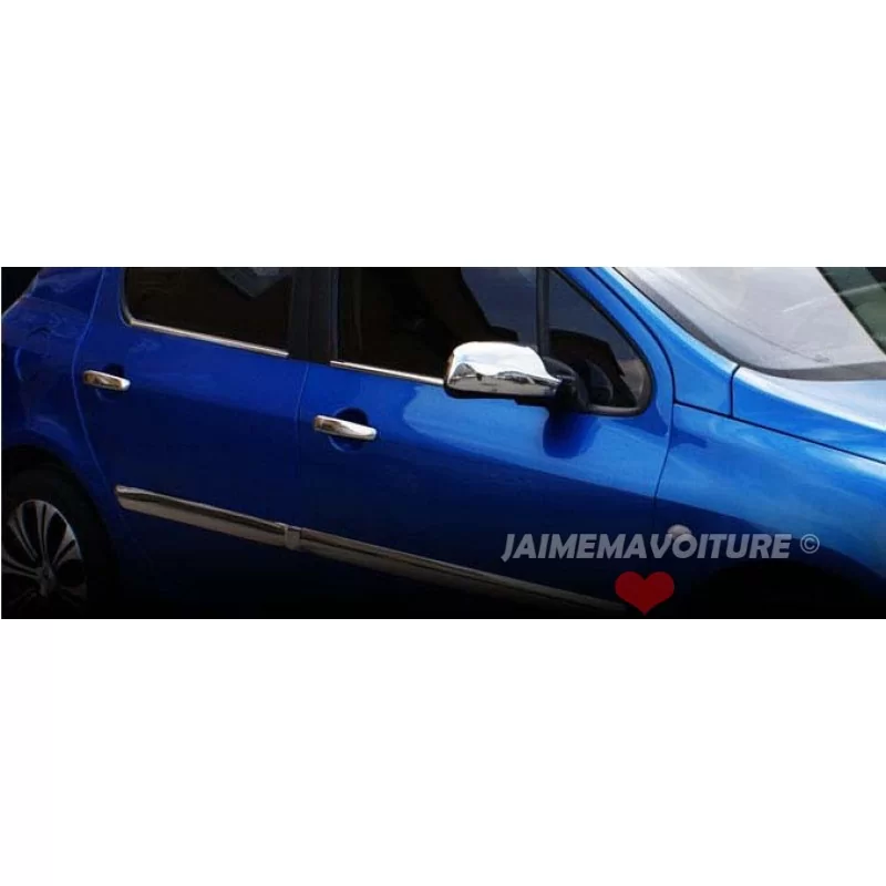 Contorno de ventana cromado alu 4 piezas acero inoxidable PEUGEOT 307 Contorno de ventana cromado alu 4 piezas acero inoxidable PEUGEOT 307
