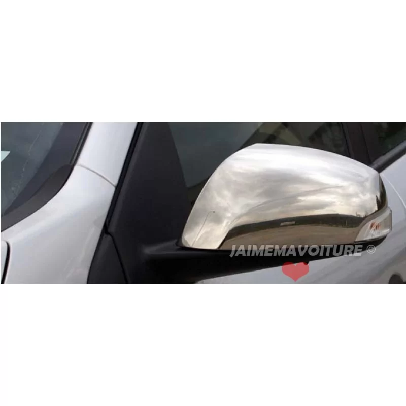 Cáscara espejos cromo a aluminio 2 piezas acero inoxidable RENAULT MEGANE 3