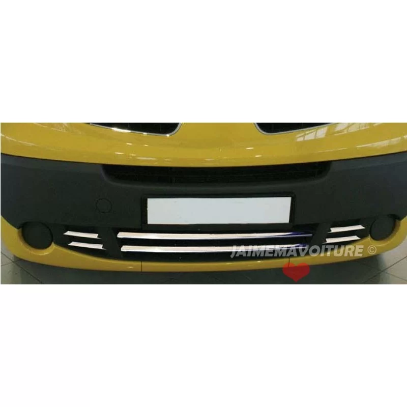 Added grid chrome aluminum bumper before 6 Pcs stainless steel RENAULT traffic Added grid chrome aluminum bumper before 6 Pcs stainless steel RENAULT traffic