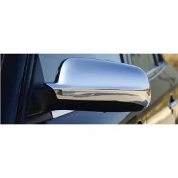 Coque de rétroviseurs chrome alu 2 Pcs Inox SKODA OCTAVIA 2