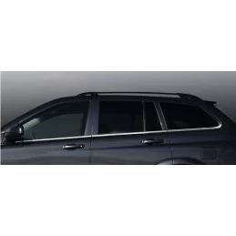Fönsteromfattning kromad aluminium 6 st rostfritt stål SSANGYONG KYRON