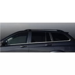Outline of window chrome aluminum 6 Pcs stainless SSANGYONG KYRON