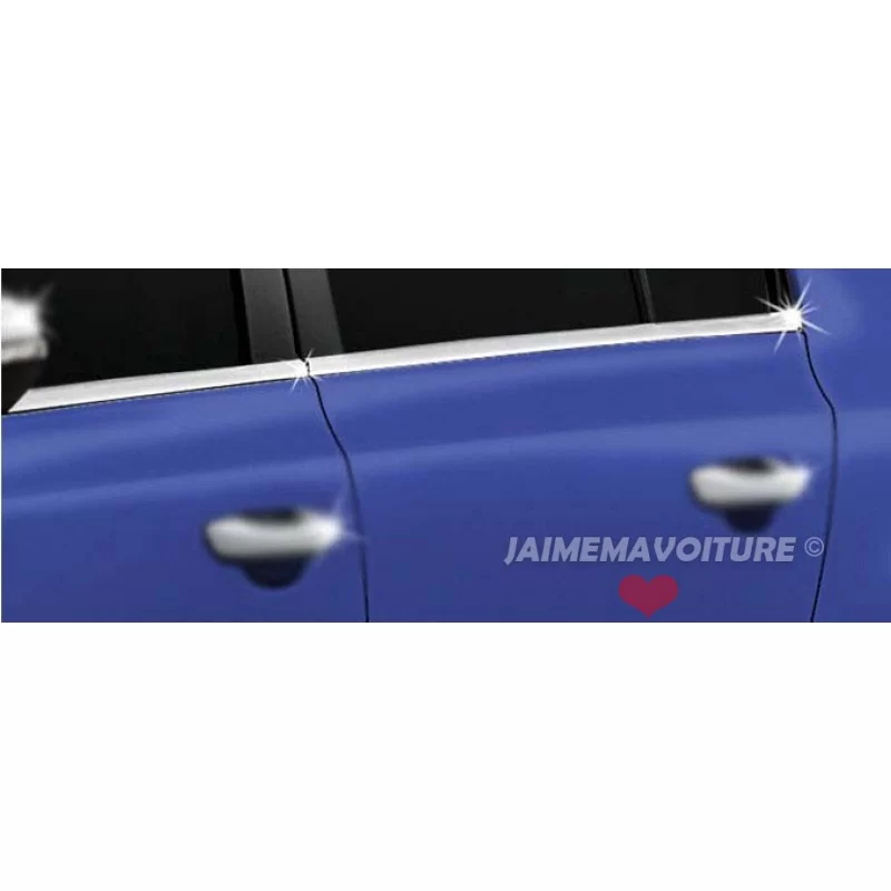 Raamomlijsting chroom aluminium 4 st Roestvrij staal GOLF 6 Raamomlijsting chroom aluminium 4 st Roestvrij staal GOLF 6