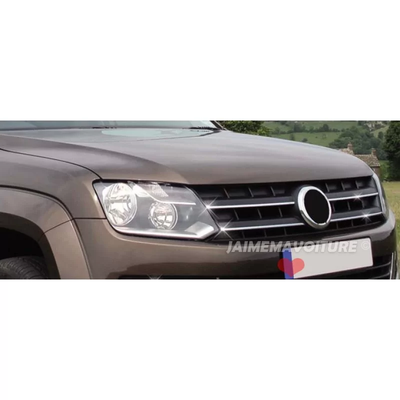 Baguette de calandre chrome alu 4 Pcs Inox AMAROK