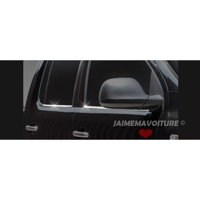 Contorno de ventana cromado aluminio AMAROK