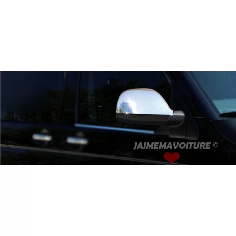 Coque de rétroviseurs chrome alu 2 Pcs Inox VW T5 TRANSPORTER