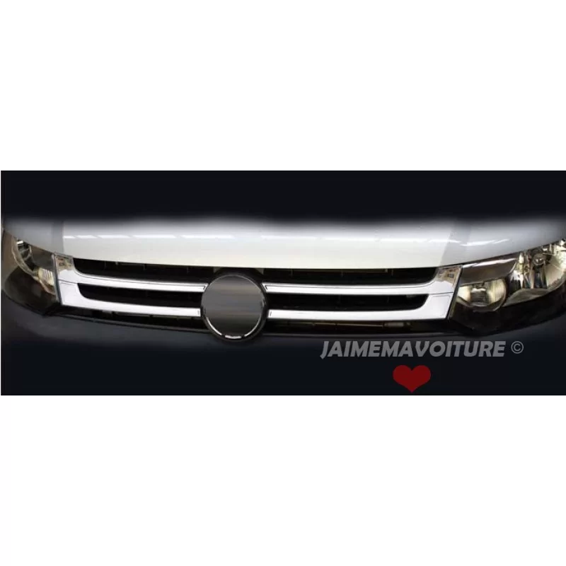 Griglia radiatore in alluminio cromato 4 pezzi acciaio inox VW T5 CARAVELLE