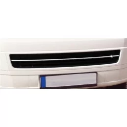 Rajout grille chrome alu pare choc avant Inox VW T5 CARAVELLE