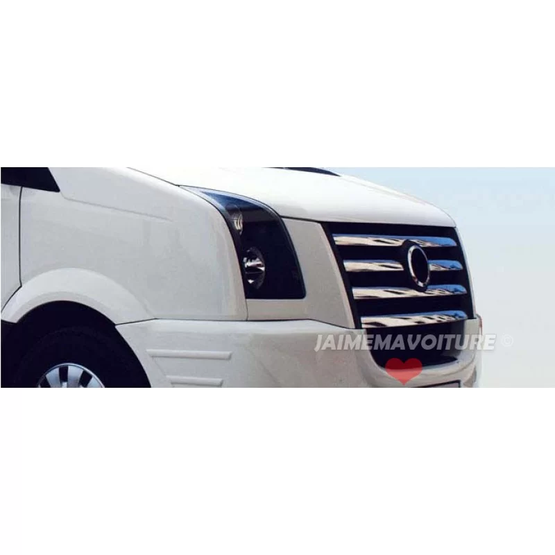 Wand of grille chrome alu 5 Pcs stainless CRAFTER 2006 - 2012 Wand of grille chrome alu 5 Pcs stainless CRAFTER 2006 - 2012
