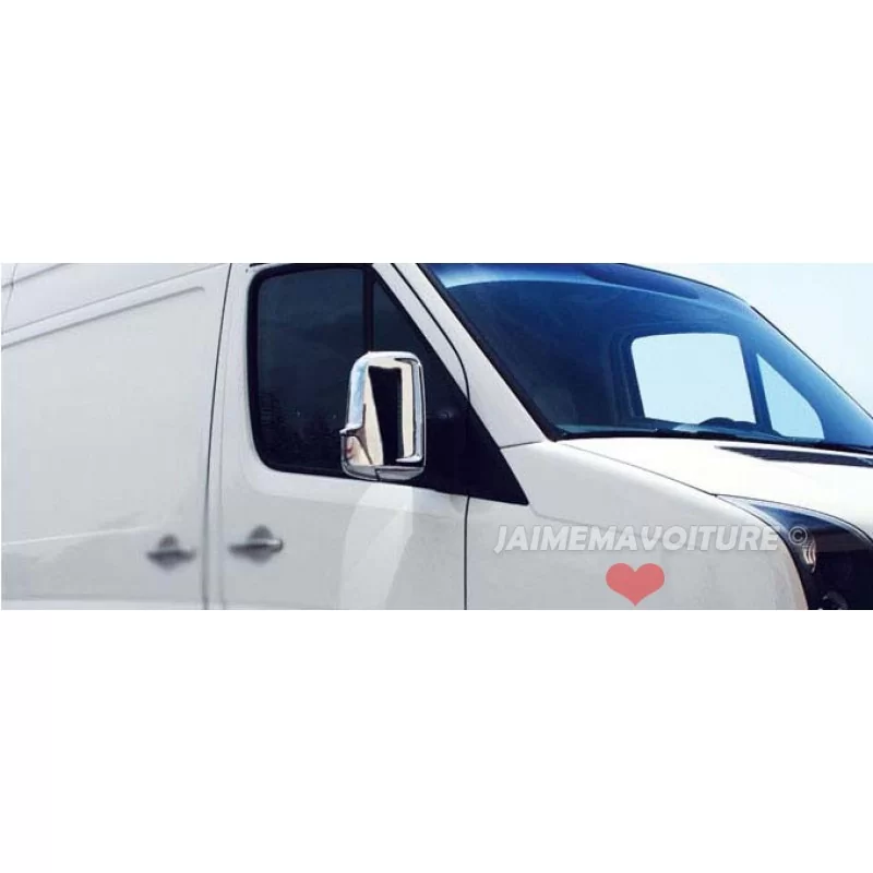 Shell mirrors chrome aluminum 2 Pcs stainless CRAFTER 2006 - 2012 Shell mirrors chrome aluminum 2 Pcs stainless CRAFTER 2006 - 2012